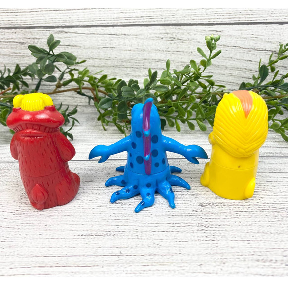 Vintage 1991 Burger King Wendys Kids Club Toy Set of Three - Picture 5 of 9